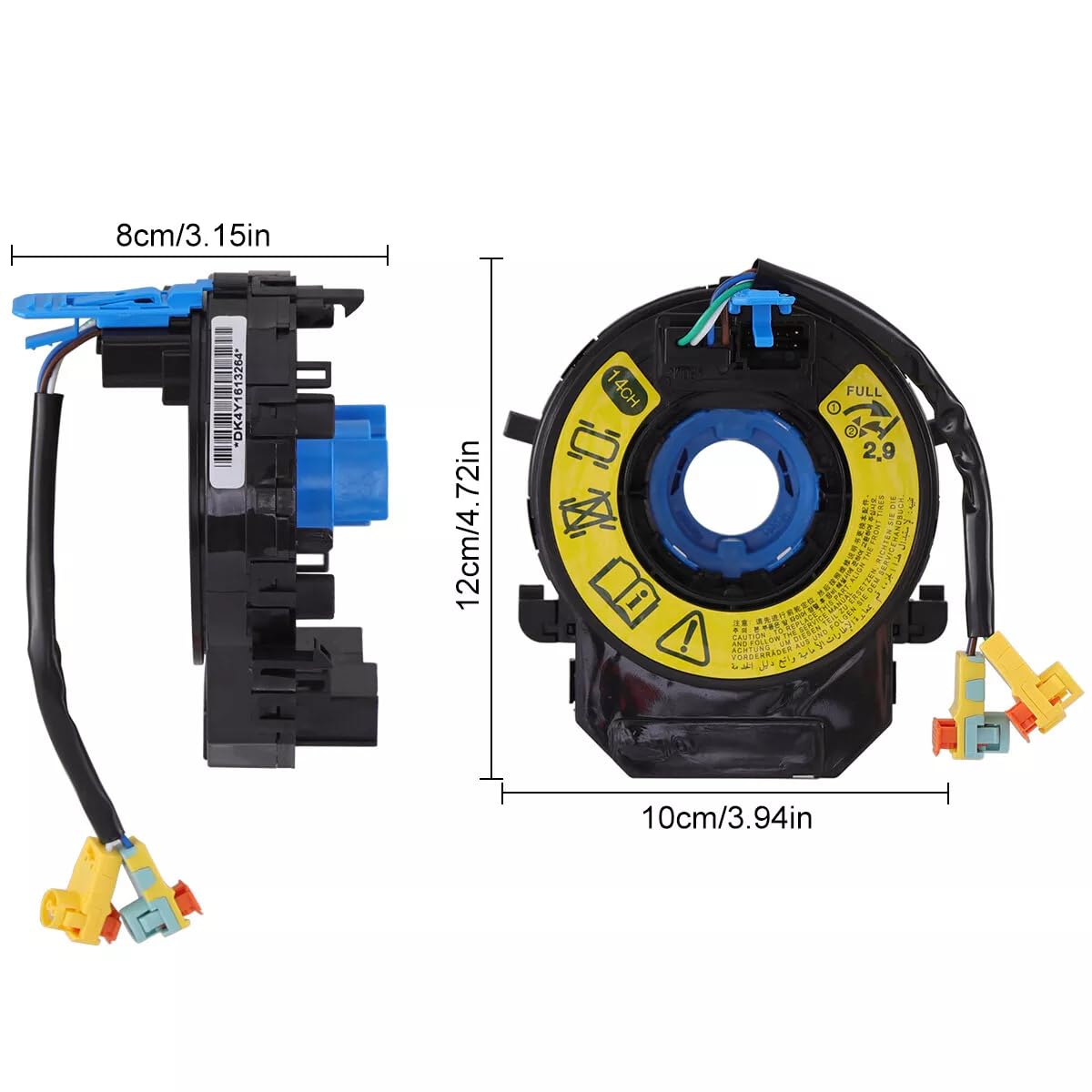 Replacement Spiral Cable Compatible with Hyundai Azera 2011 2012 2013 2014