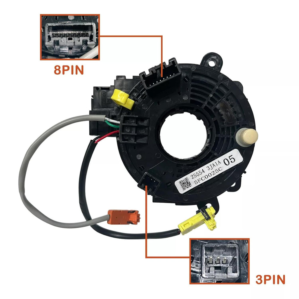 Replacement Clcokspringwire Compatible with Nissan Sentra Altima Pathfinder 2013 2014 2015 2016 2017 2018 2019,Murano Leaf 2015 2016 2017 2018 2019