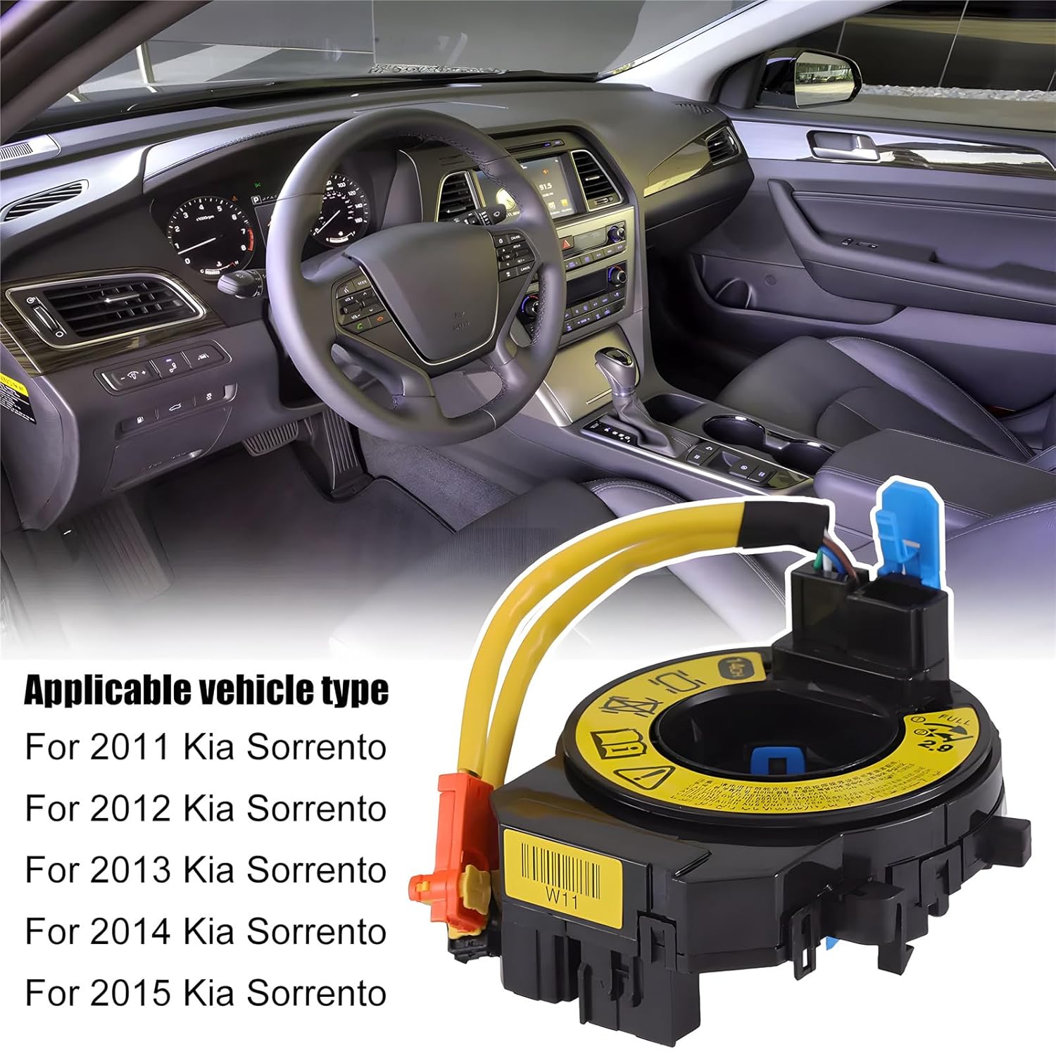 Replacement Clcokspringwire Fits Kia Sorento 2011 2012 2013 2014 2015 93490-1U480 93490-2P400 93490-1U125F 93490-1U180